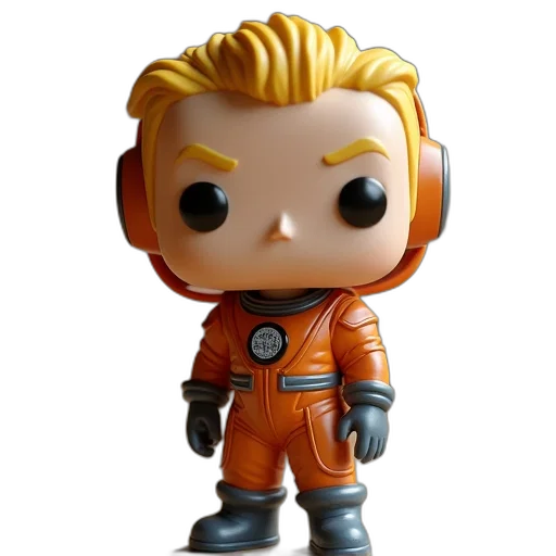concept art, 3d render, outer space, figurine transparent PNG cut-out