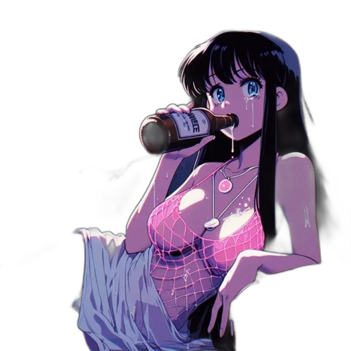 dress, bottle, robot, creature transparent PNG cut-out