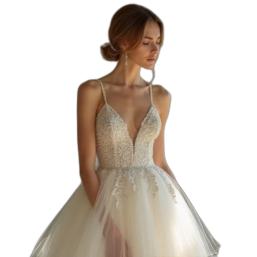 dress, jewelry, monique, gown transparent PNG cut-out