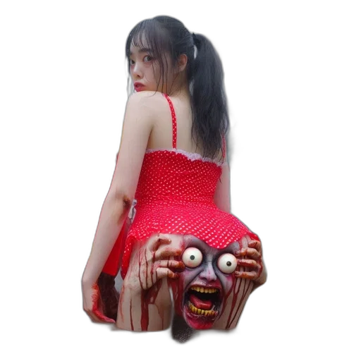 dress, mask, creature, face transparent PNG cut-out