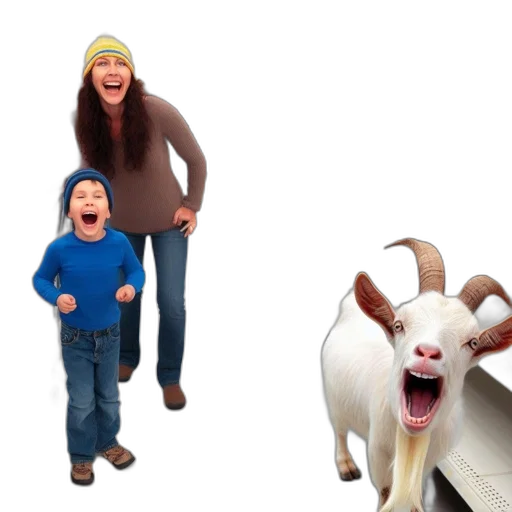 animal, hat, 3d render, concept art transparent PNG cut-out