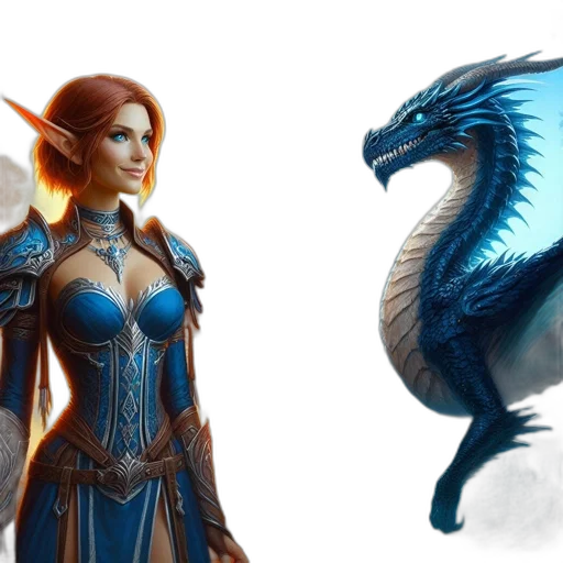dragon, fantasy art, concept art, comic book art transparent PNG cut-out