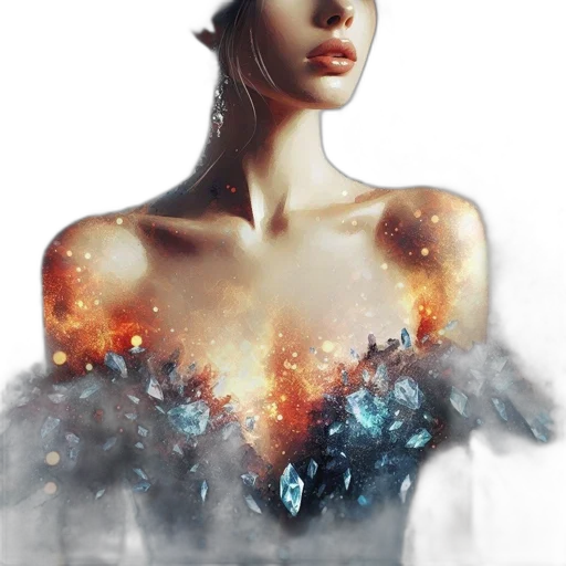 dress, robot, crown, jewelry transparent PNG cut-out