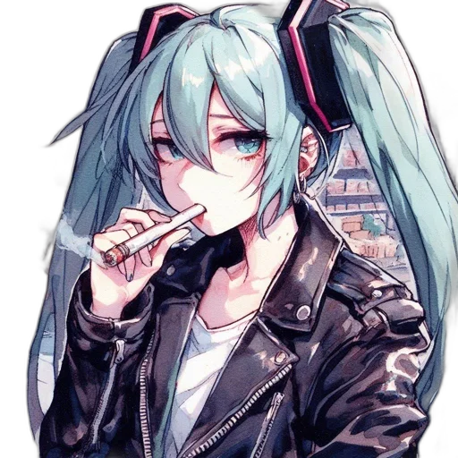 jacket, staff, weapon, face transparent PNG cut-out