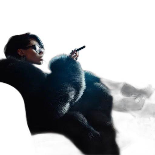weapon, jacket, concept art, photorealistic transparent PNG cut-out
