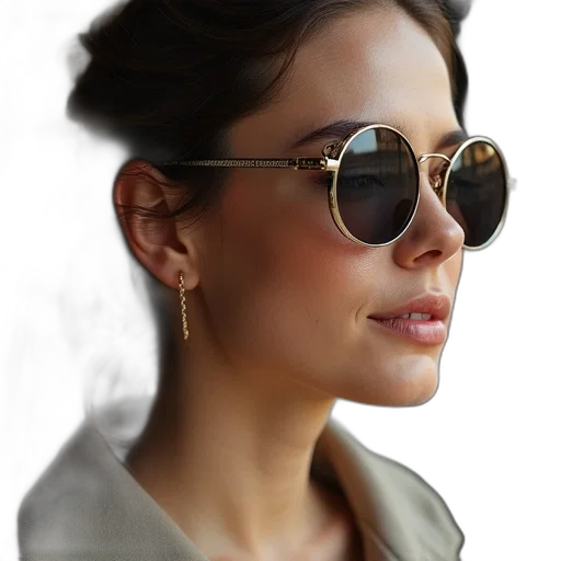 jewelry, face, jacket, staff transparent PNG cut-out
