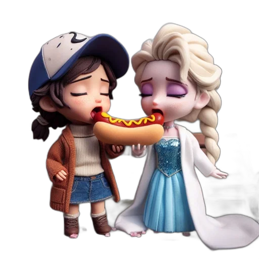 food, concept art, cartoon, pixel art transparent PNG cut-out