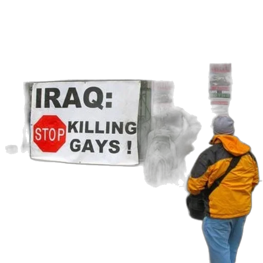 weapon, protest, sign, says transparent PNG cut-out