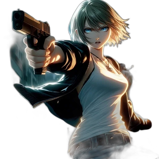 weapon, concept art, comic book art, anime transparent PNG cut-out
