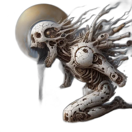 creature, hair, dragon, mask transparent PNG cut-out