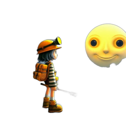 staff, robot, hat, mask transparent PNG cut-out