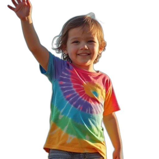 dress, 3d render, colorful, child transparent PNG cut-out