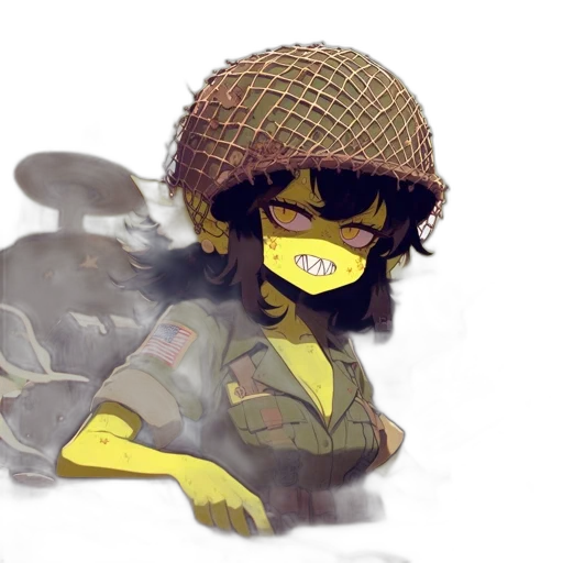 weapon, mask, hat, creature transparent PNG cut-out
