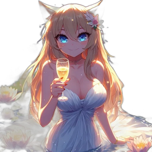 dress, staff, dragon, crown transparent PNG cut-out
