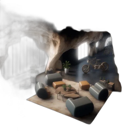 furniture, food, mask, dragon transparent PNG cut-out