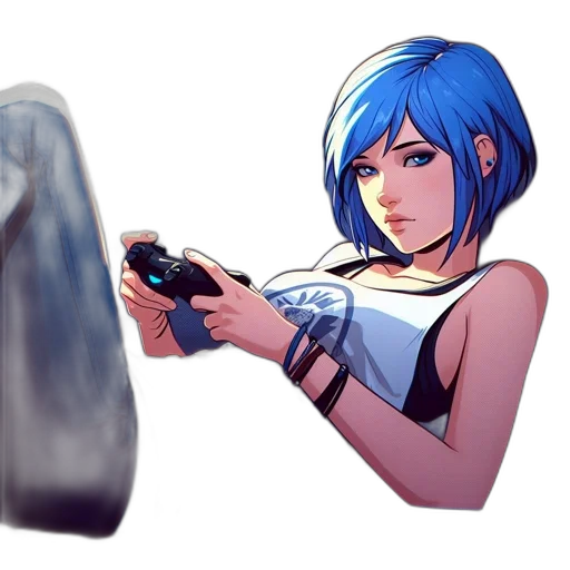 weapon, robot, dress, face transparent PNG cut-out