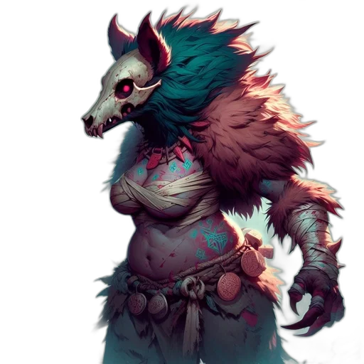 dragon, creature, mask, concept art transparent PNG cut-out