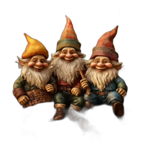 staff, hat, 3d render, fantasy art transparent PNG cut-out