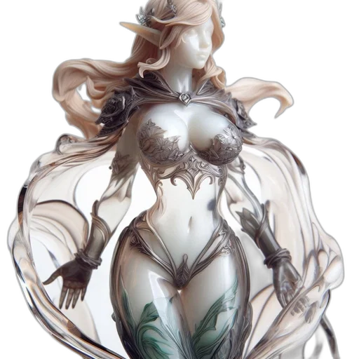 crown, dress, concept art, fantasy art transparent PNG cut-out