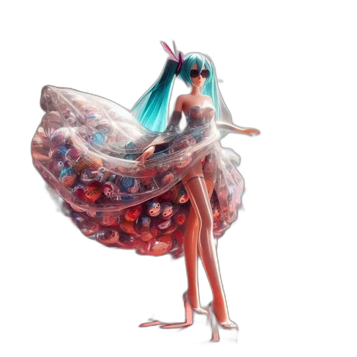 dress, creature, jewelry, food transparent PNG cut-out