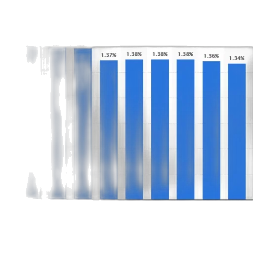 blue, bar, chart, showing transparent PNG cut-out