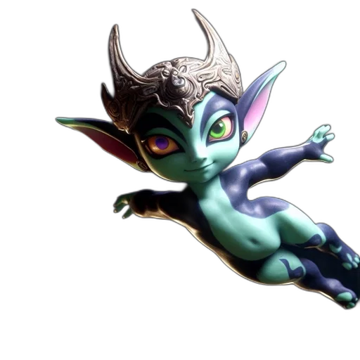 dragon, creature, staff, animal transparent PNG cut-out