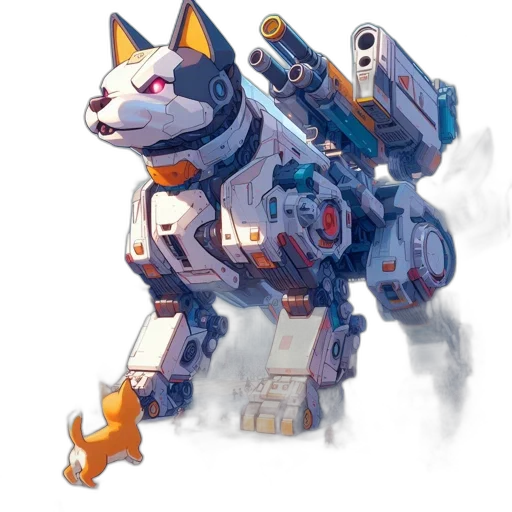 robot, weapon, animal, creature transparent PNG cut-out