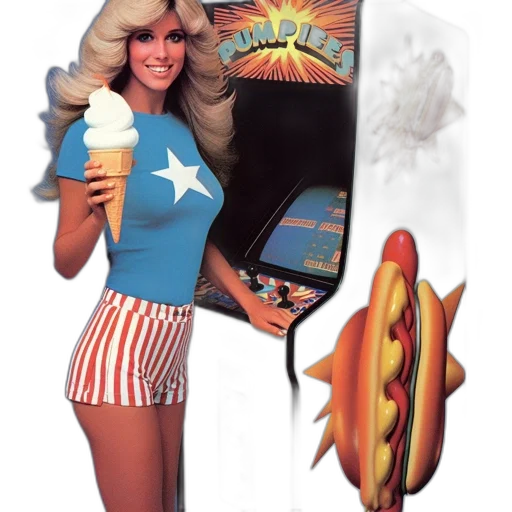weapon, food, vaporwave, concept art transparent PNG cut-out