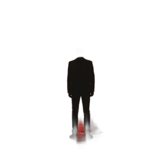 jacket, staff, robot, creature transparent PNG cut-out