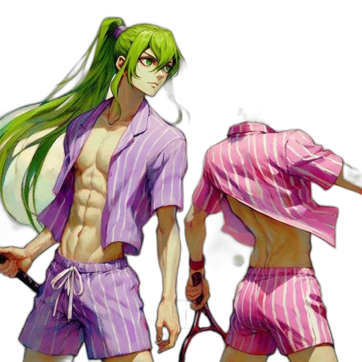 vaporwave, concept art, anime, pixel art transparent PNG cut-out