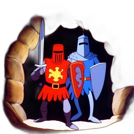 crown, robot, sword, mask transparent PNG cut-out
