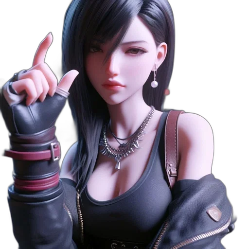 jacket, weapon, jewelry, staff transparent PNG cut-out