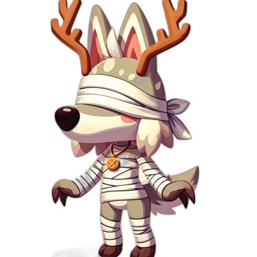 staff, creature, animal, crown transparent PNG cut-out
