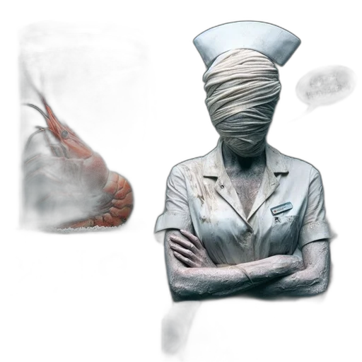 staff, mask, hat, face transparent PNG cut-out