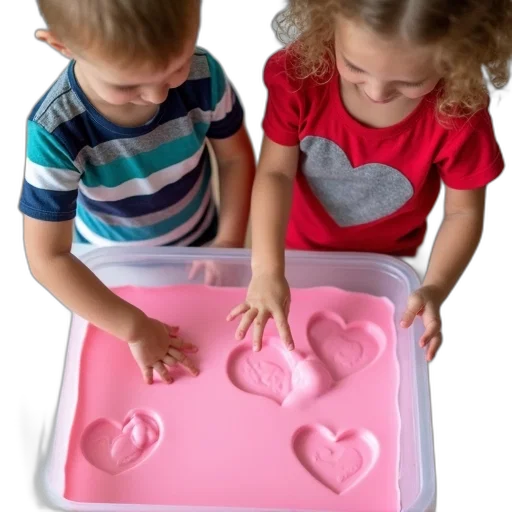 two, children, playing, pink transparent PNG cut-out