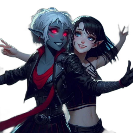 concept art, fantasy art, comic book art, anime transparent PNG cut-out