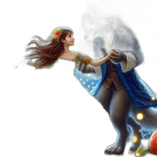 fantasy art, concept art, photorealistic, pixel art transparent PNG cut-out