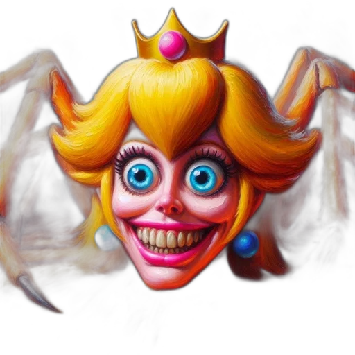 crown, mask, creature, face transparent PNG cut-out