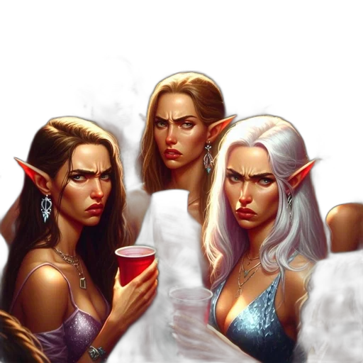 fantasy art, concept art, comic book art, pixel art transparent PNG cut-out