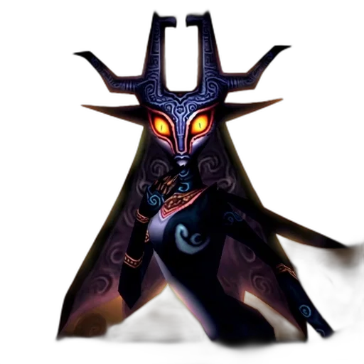 mask, staff, creature, concept art transparent PNG cut-out