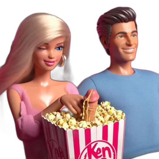 3d render, cartoon, concept art, two transparent PNG cut-out