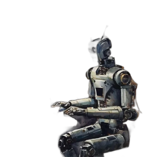 robot, weapon, staff, animal transparent PNG cut-out