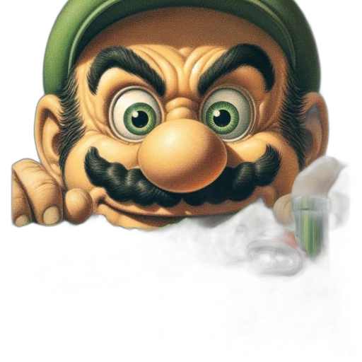 face, mask, creature, hat transparent PNG cut-out