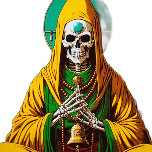 jewelry, mask, skeletal, figure transparent PNG cut-out