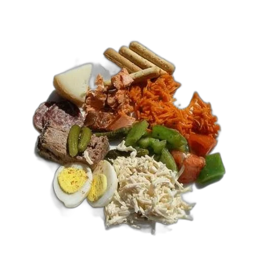 food, plate, boiled, eggs transparent PNG cut-out