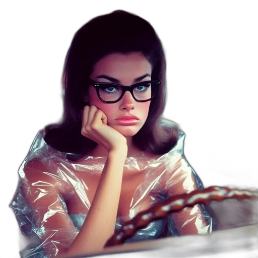 dress, jewelry, face, photorealistic transparent PNG cut-out