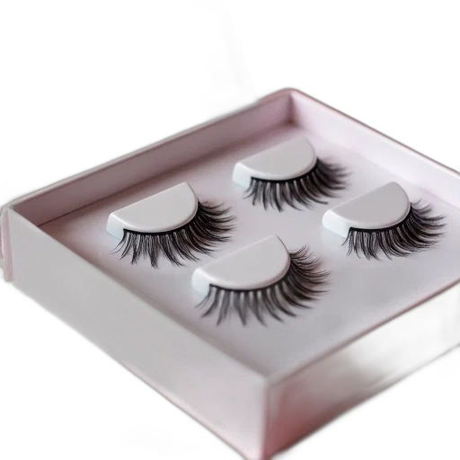 photorealistic, dermacoller, eyelash, extensions transparent PNG cut-out