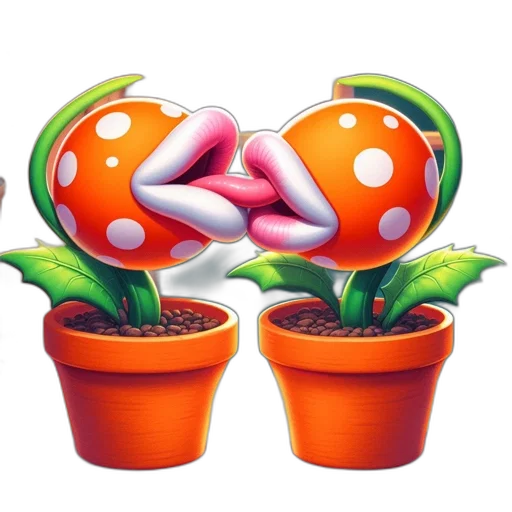 flower, shoes, concept art, 3d render transparent PNG cut-out
