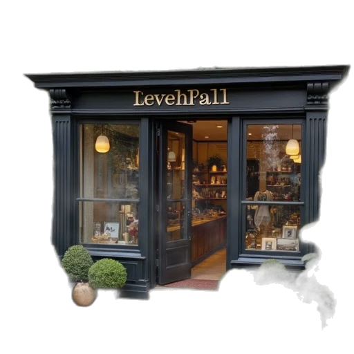 building, photorealistic, front, levehhall transparent PNG cut-out