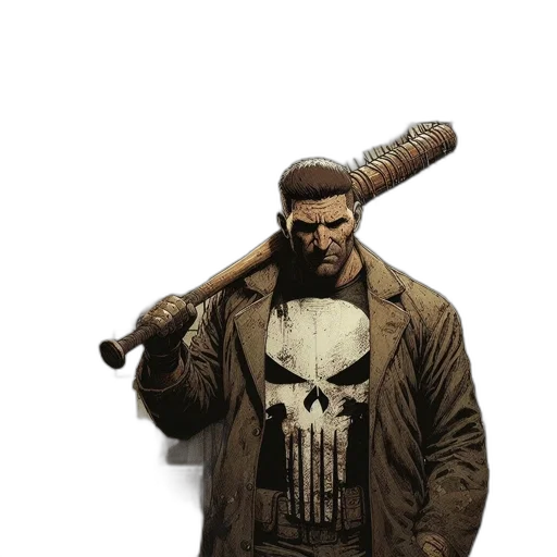 jacket, weapon, comic book art, concept art transparent PNG cut-out